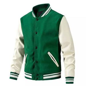 Fabricant de vêtements par Hosten Greek Enterprises Vestes pour hommes Manches en cuir de laine Hiver Streetwear Sports Vestes de baseball - Product Image 6