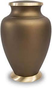 Urnes commémoratives modernes de style américain faites à la main Urnes funéraires féminines et masculines dignes pour l'enterrement décoratif des cendres disponibles en gros - Product Image 1