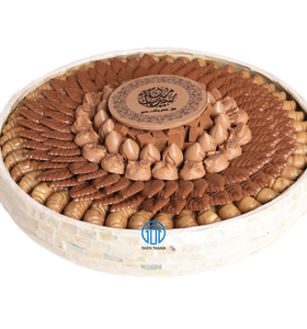 Bandejas de chocolate de nácar de lujo más vendidas, cuencos de chocolate con Incrustaciones de nácar elegantes hechos a mano en Vietnam - Product Image 1