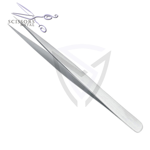 Pinzas para pestañas con punta de fibra con logotipo impreso, pinzas de extensión de pestañas con etiqueta privada personalizada de 45 75 90 grados - Product Image 2