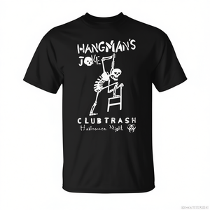 Camiseta Retro de Halloween 1994, Camiseta Promocional Retro de Halloween con Diseño de Cuervo de la Basura del Club Hangmans - Product Image 2