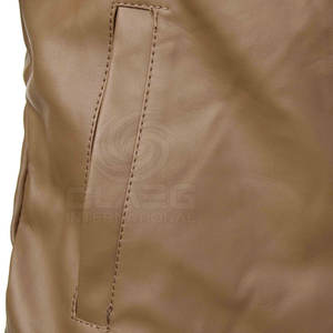 Veste en cuir pour homme tendance, col montant, respirante, prix de gros bon marché, meilleure qualité, fabriquée au Pakistan - Product Image 5