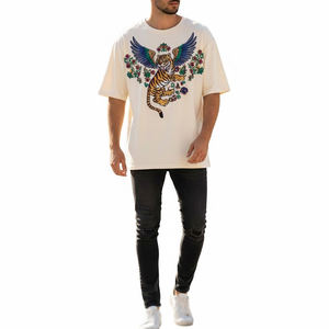 Camiseta con Logotipo Personalizado, Serigrafía, Tela de 180g, Manga Corta, Diseño Sólido, Camiseta al por Mayor - Product Image 1