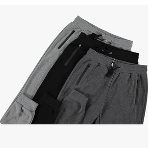 BD personnalisé de haute qualité survêtement pantalons de survêtement pour hommes décontracté Oxford tissu Vintage décoration taille moyenne avant plat pour temps froid - Product Image 2