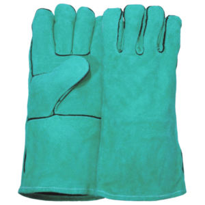 Guantes DE SEGURIDAD DE CUERO dividido de piel de vaca Guantes de soldadura industriales de alta resistencia a la abrasión por chispa Trabajo anticorte Construcción - Product Image 3
