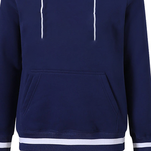 Sweat à capuche unisexe premium Winter Jackson State Navy Prep, poche kangourou, capuche double couche, graphismes de tigre blanc, équipement pour fans - Product Image 6
