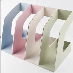 Wholesale Office Functional Desktop Bookend A4 Size Assorted Color High quality PP Material Office Supplies