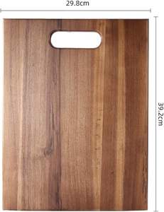 Tabla de Cortar/Servir de Madera Extremadamente Resistente para Cocina con Agarre para Verduras, Carne y Pescado - Product Image 2