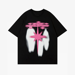 Camisetas de algodón para hombre, ropa de calle holgada de manga corta de gran tamaño, camisetas Unisex, diseño de serigrafía personalizado Vintage boxy fit - Product Image 3