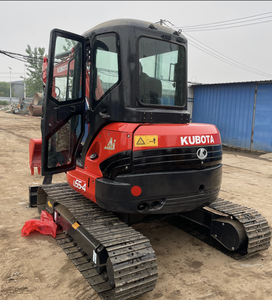 Mini excavadora usada de 5 toneladas con certificación CE, excavadora usada Kubota U55-4 de segunda mano en venta - Product Image 1