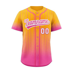 Jersey de béisbol de alta calidad a bajo precio, nombre y número personalizados, camisetas de béisbol con impresión por sublimación completa - Product Image 6