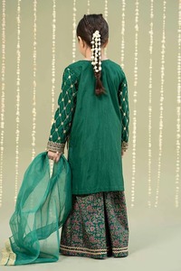 Elegante Vestido Formal Pakistaní para Niña con Camisa Lehenga Choli en Acrílico de Alta Calidad para Fiestas de Eid, Mehndi y Cumpleaños - Product Image 5