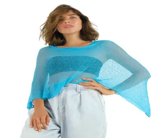 女式休闲针织夏装巴厘岛服装彩色100% 人造丝定制巴厘岛制造商针织KN003-001RK-1