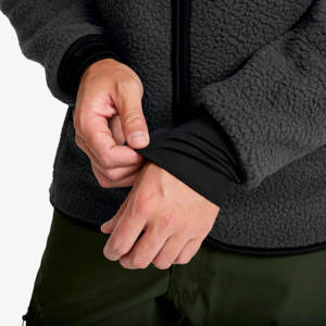 Wholesale Custom Logo And Design Professional <b>Hoodies</b> Men Thick Winter Full Zip Warm <b>Sherpa</b> Fleece Lined <b>Hoodie</b> For Men - Product Image 3