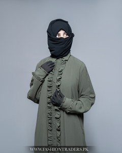 Abaya moderne en polyester respirant pour femmes vêtements islamiques modestes design élégant tailles personnalisées couleurs vente en gros - Product Image 5