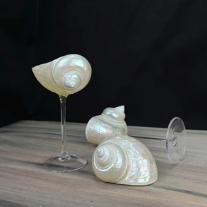 Gobelet en coquillage naturel fait à la main à partir de 99 données d'or Vietnam haute qualité en gros meilleur prix - Product Image 1