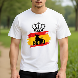T-Shirt Unisex 100% Cotone 210GSM Stile Casual Streetwear Vestibilità Oversize (da XS a 2XL) Stampa Serigrafica Modello 'Dried' - Product Image 3