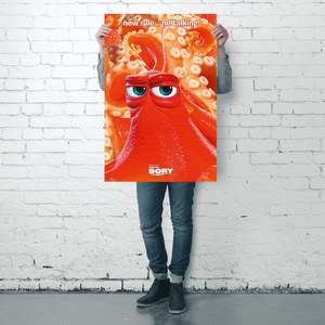 Affiche de design moderne « Recherche de Dory » : Nouvelle règle « Interdiction de parler » - Product Image 4