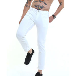 Pantalones Deportivos Holgados para Hombre, Nuevos, de Alta Calidad, Personalizados, de Colores Sólidos, Rectos, Impermeables, de Mezclilla, Lavados, con Logotipo Estampado, para Otoño y Verano - Product Image 1