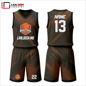 Cá Nhân Tùy Chỉnh Giá Rẻ 100% Polyester Bóng Rổ Jersey Thoáng Khí Đào Tạo Bóng Rổ Đồng Phục - Product Image 4