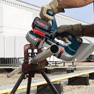 Sierra de cinta inalámbrica de 18 V con batería para cortar metal, azulejos y madera, ideal para uso industrial y bricolaje. - Product Image 2