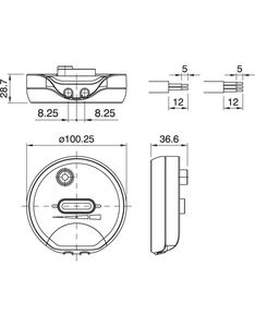 Dimmer a pedale LED con pulsante (Koala G50542502N) - Product Image 3