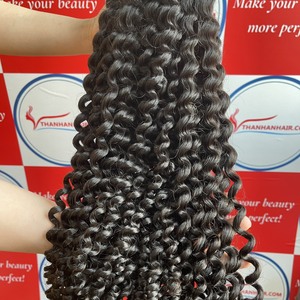 Vente en gros Paquet de cheveux Livraison directe Tissage Jerry Bouclés Paquets de cheveux naturels bruts Vendeurs Extensions de cheveux - Product Image 3