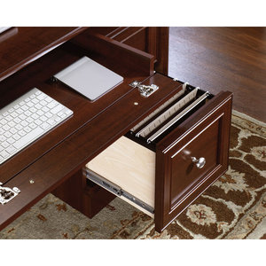 Escritorio Ejecutivo en Forma de L Panaghia DESK-0052, Estación de Trabajo para Computadora de Oficina con Marco Metálico Rectangular - Product Image 4