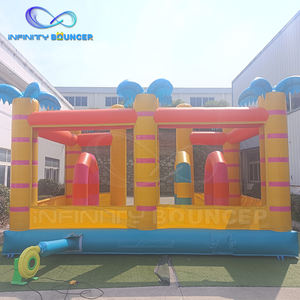 Château gonflable en forme <span class=keywords><strong>de</strong></span> cocotier personnalisable, production à coût d'usine, structure <span class=keywords><strong>de</strong></span> jeu pour enfants <span class=keywords><strong>de</strong></span> style tropical, château gonflable - Product Image 6