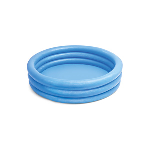 Piscina Inflable Azul Cristal de 58 x 13 para Niños, Juegos Acuáticos al Aire Libre, Uso Doméstico, Material de PVC - Product Image 1