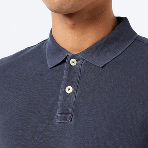 Piqué personnalisé de qualité supérieure pour hommes pour polos 100% coton imprimé logos brodés Style décontracté - Product Image 4