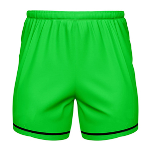 Shorts amples pour hommes décontractés de qualité supérieure en couleur vert foncé respirant personnalisé en gros unisexe - Product Image 6