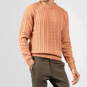 Pakistan Manufacturer's PEER SPORTS 100% Cotton Anti-Pilling Pullover <b>Sweater</b> Embossed <b>Vintage</b> Front Breathable Winter Men's - Product Image 1