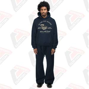 Conjunto Deportivo de Invierno para Hombre, Ultra Cómodo y Elegante, de 2 Piezas, Transpirable, 100% Poliéster, Diseño Sólido - Product Image 1