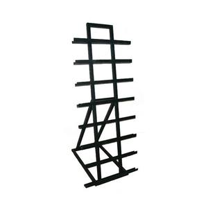 Estante de exhibición de suelo de piedra y azulejo de metal personalizado con fácil montaje y diseño de lujo para sala de exposición - Product Image 1