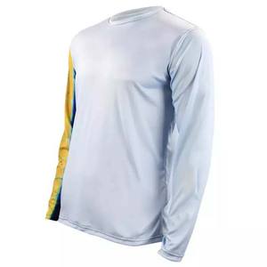 เสื้อตกปลาแขนยาวของผู้ชายผ้าโพลีเอสเตอร์ระบายอากาศแห้งเร็วยูวี100% - Product Image 1