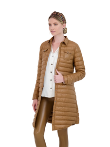 OEM Marque Bouton Rembourré Parka Plus La Taille Femmes Respirant Hiver Gilet Col Chaud Solide Streetwear 95% Polyester Enduit Puffer - Product Image 3