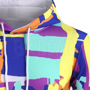 Sudadera con capucha de sublimación para hombre de estilo callejero informal con tela suave y cómoda y aspecto elegante, lo mejor para trajes diarios - Product Image 4