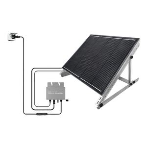 Système de raccordement au réseau <span class=keywords><strong>solaire</strong></span> 350W durable et efficace personnalisé avec micro-onduleur et panneaux flexibles de 100W pour <span class=keywords><strong>bateau</strong></span> sur le toit de l'abri de voiture - Product Image 3