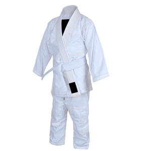 Gran oferta de algodón ligero BJJ Gi Jiu Jitsu uniformes para niños diseño personalizado chaqueta pantalones cinturón todos los tamaños MMA Judo artes marciales OEM - Product Image 6