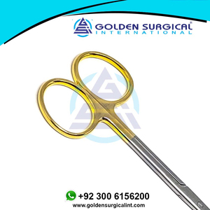 <span class=keywords><strong>4</strong></span> 1/2 inch kéo thép không gỉ Y Tế với tungsten carbide <span class=keywords><strong>Iris</strong></span> đường cong Hướng dẫn sử dụng nguồn điện cho mục đích y tế - Product Image 3