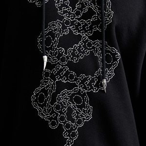 Sweat à capuche pour homme de haute qualité en molleton à carreaux respirant, coupe classique, 100% coton, hiver, strass, pour un usage décontracté - Product Image 6