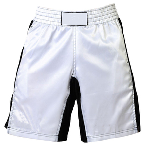 2024 nuevo diseño de cintura alta poliéster MMA pantalones cortos totalmente sublimados ropa de entrenamiento de boxeo para hombres OEM disponible para adultos BJJ - Product Image 5