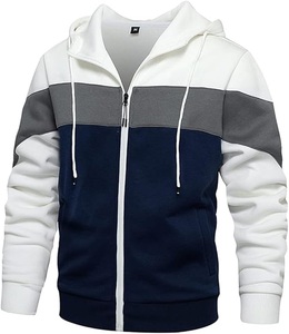 Chaqueta con Capucha de Alta Calidad, Cierre Clásico con Cremallera y Cordón, Gruesa, para Hombre - Product Image 1