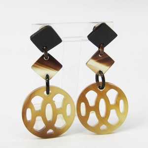 Handmade Custom Design Buffalo Horn Earrings 100% Natural Ox & Buffalo Horn Drop <b>Jewelry</b> <b>Findings</b> - Product Image 3