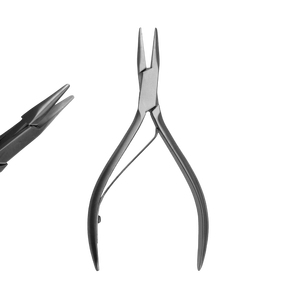 Pince à bec plat 135 mm, acier inoxydable de haute qualité, usage dentaire professionnel, poignée ergonomique manuelle, outil de précision, fabricant - Product Image 1