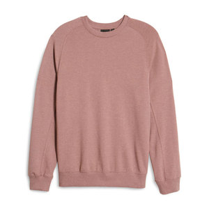 Sweatshirts pour hommes à col rond, décontractés, à manches longues, respirants, doublés en polaire, coupe classique, 100% coton, motif uni, vêtements d'hiver, OEM - Product Image 5