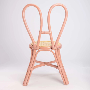 Lovely pink bunny <b>chair</b> <b>for</b> kids party decoration <b>children</b> furniture set rattan <b>table</b> and toddler <b>chairs</b> - Product Image 3