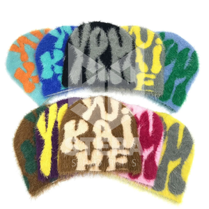 Gorro de mohair directo de fábrica de la mejor calidad 2025 lana 100% Color moderno y atractivo hecho a medida con nuevo estilo - Product Image 3
