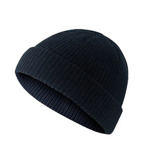 Gorro Jacquard de invierno de Color sólido con logotipo personalizado, nuevo diseño, gorro de lana suave y gruesa al aire libre para esquiar, gorros de punto grueso cálidos al por mayor - Product Image 6
